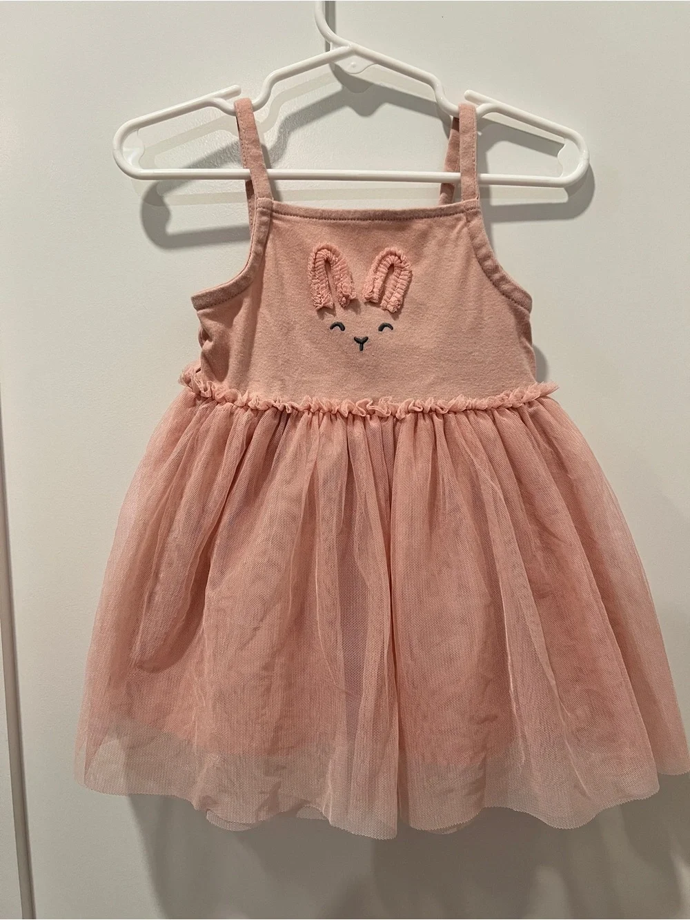 Carter’s 18M Pink Bunny Tulle Dress | Easter Party Toddler Dress